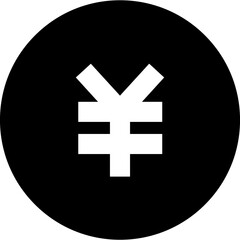 Yen black Icon
