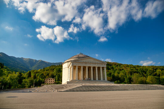 The Temple of Canova, Possagno, Treviso, Veneto, Italy