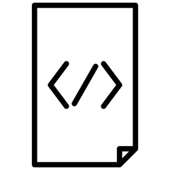 Code_1 outline icon