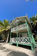 beach hut in resort