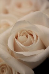 white rose closeup