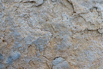 View of the gray concrete texture of a stone or rock.