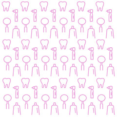 Dental Hygiene Background, Pattern, Texture