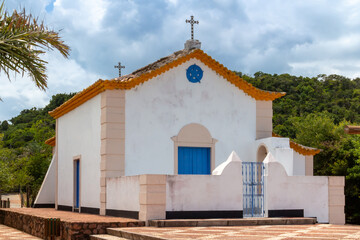 Fototapeta na wymiar Church Nossa Senhora de Guardalupe, Ilha dos frades Bahia