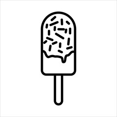 Ice Cream Icon Logo Design Vector Template Illustration Sign And Symbol
