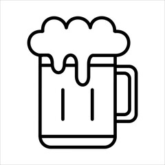 Beer Icon Logo Design Vector Template Illustration Sign And Symbol