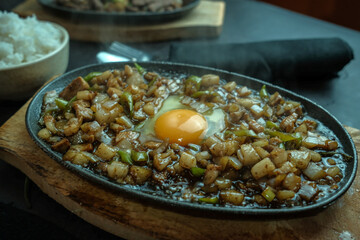 asian traditional cuisine sisig