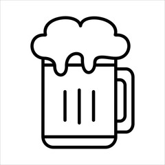 Beer Icon Logo Design Vector Template Illustration Sign And Symbol