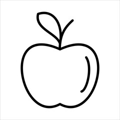 Apple Icon Logo Design Vector Template Illustration Sign And Symbol