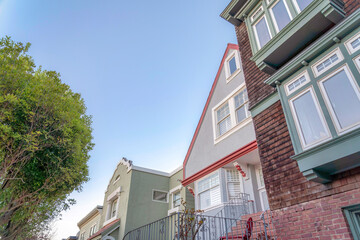 Houses in the neighborhood of San Francisco, California