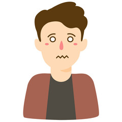 Fototapeta premium man have panic attack disorder