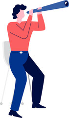 Set PNG illustrations flat design concept business and working activity in company.