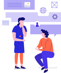 Set PNG illustrations flat design concept business and working activity in company.