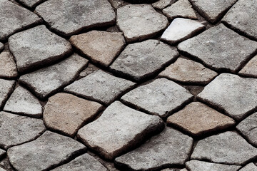Seamless texture stone wall. abstract Seamless background. Seamless pattern. Walkway cobblestone