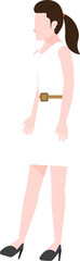 Set PNG illustrations flat design concept business and working activity in company.