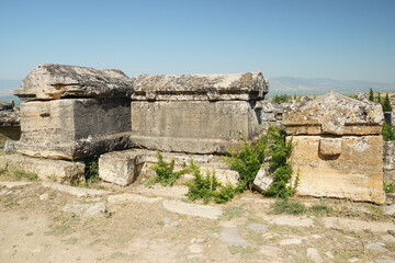 Tomb at Hierapolis Ancient City, Pamukkale, Denizli, Turkiye