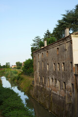 Old house at Fratta Polesine, Veneto, italy