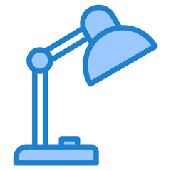 Lamp blue style icon