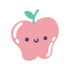 apple fruit kawaii