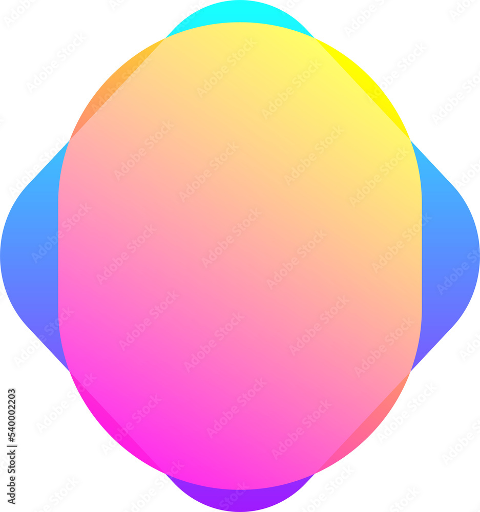 Aufkleber png element graphic vivid gradient geometric and line. abstract background shape.