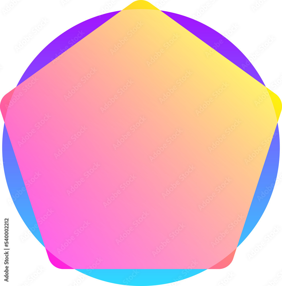 Aufkleber png element graphic vivid gradient geometric and line. abstract background shape.