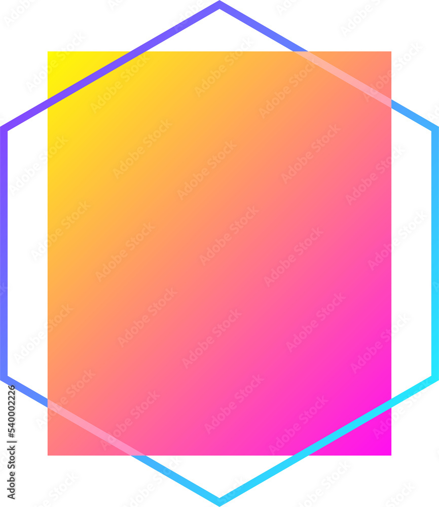 Aufkleber png element graphic vivid gradient geometric and line. abstract background shape.