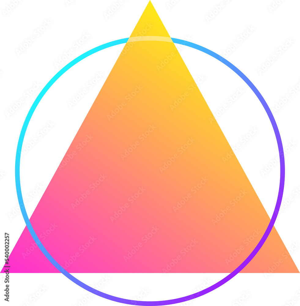 Aufkleber png element graphic vivid gradient geometric and line. abstract background shape.
