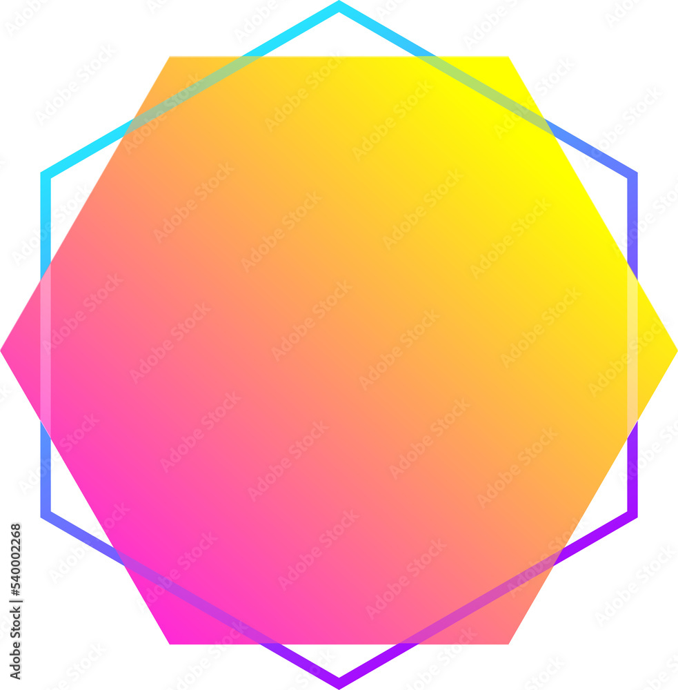 Aufkleber png element graphic vivid gradient geometric and line. abstract background shape.