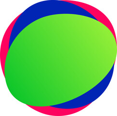 PNG element graphic vivid gradient geometric and line. Abstract background shape.