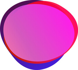 PNG element graphic vivid gradient geometric and line. Abstract background shape.