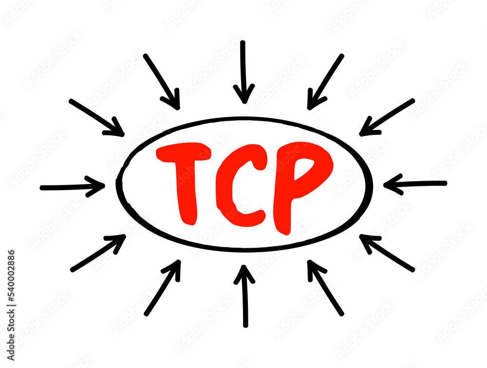 Aufkleber tcp - transmission control protocol is a standard that defines how to establish and maintain a netwo