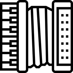 Obraz premium accordion icon