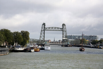 De Hef Bridge in Rotterdam, the Netherlands