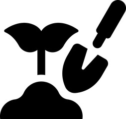 Gardening plant icon