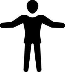 Human body icon