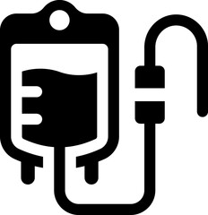 Blood transfusion icon