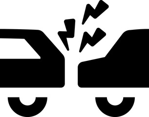 Car accident icon