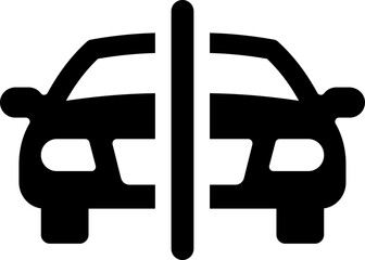 Vehicle gap icon