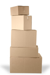 Boxes cardboard boxes cardboard isolated packages cartons moving boxes