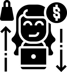 Fototapeta premium consumer icon