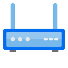 Fototapeta premium Wifi flat style icon