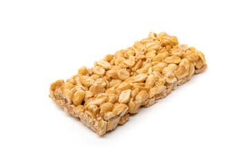 Honey bars with peanuts and honey caramel