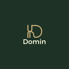 Letter D Logo Design. Initial D Logo Identity for Branding, Business, Appare, Fasion, Jewellery and Luxury Brand