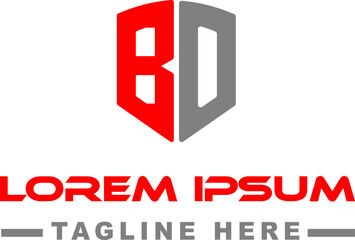 creative logo design b or d