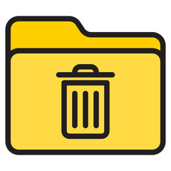 Folder color line style icon