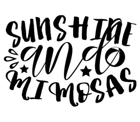 Sunshine and Mimosas, Summer SVG Design, Summer Cut File, Summer SVG, Summer T-Shirt Design, Summer Design, Summer Bundle