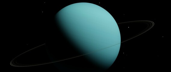 3D illustration of the planet Uranus. © Adis
