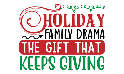 Funny Christmas SVG Design Template