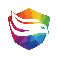 Eagle head logo vector design. bird vector template design.