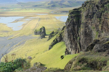 Icelandic black beach
